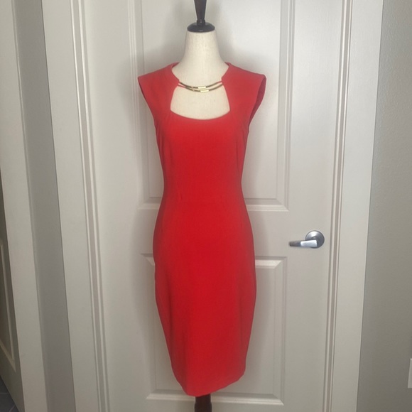 BCBG MaxAzaria Pink Sleeveless Dress Size 2 - Picture 1 of 11